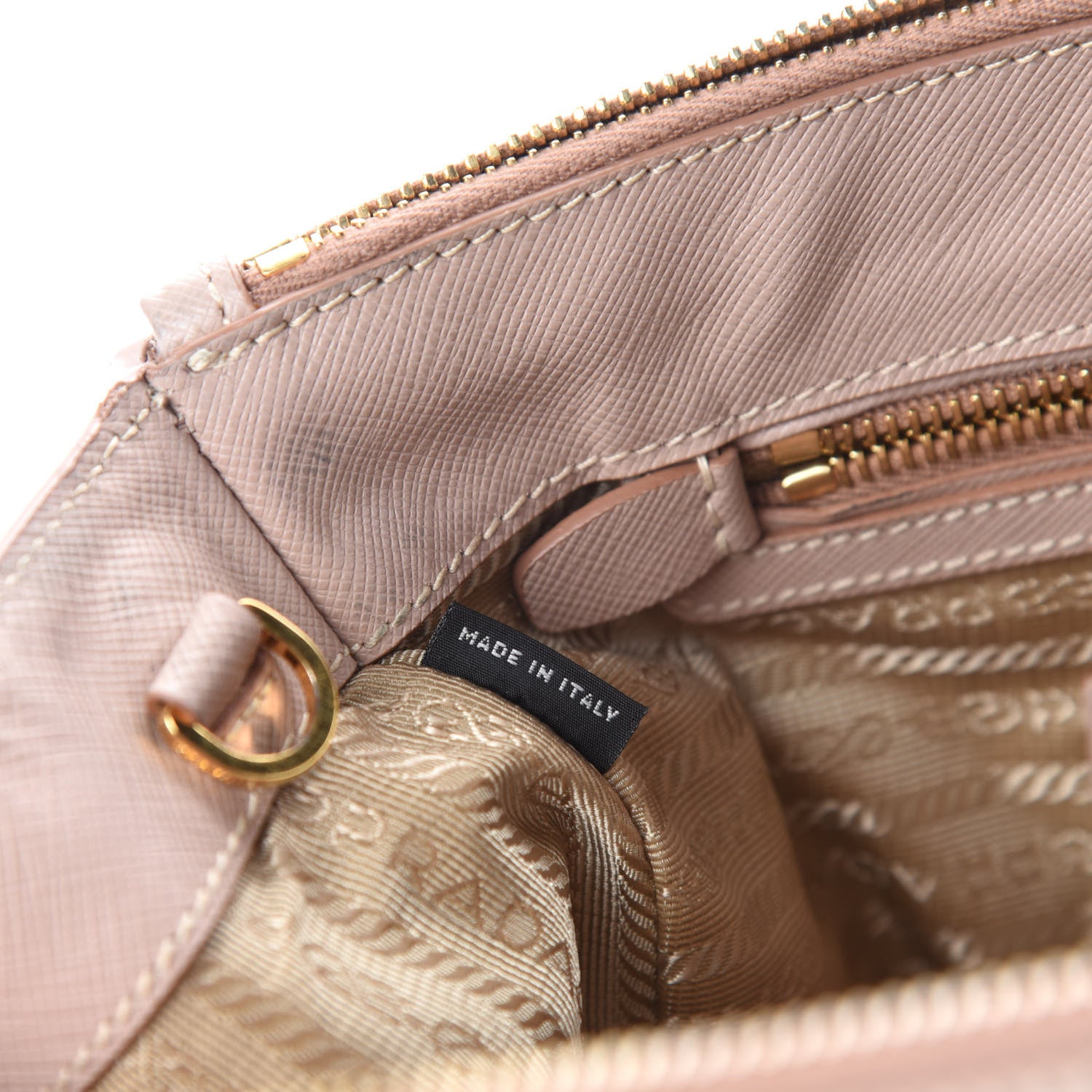 Prada Saffiano Medium Galleria Double Zip Tote Cammeo 11 of 13