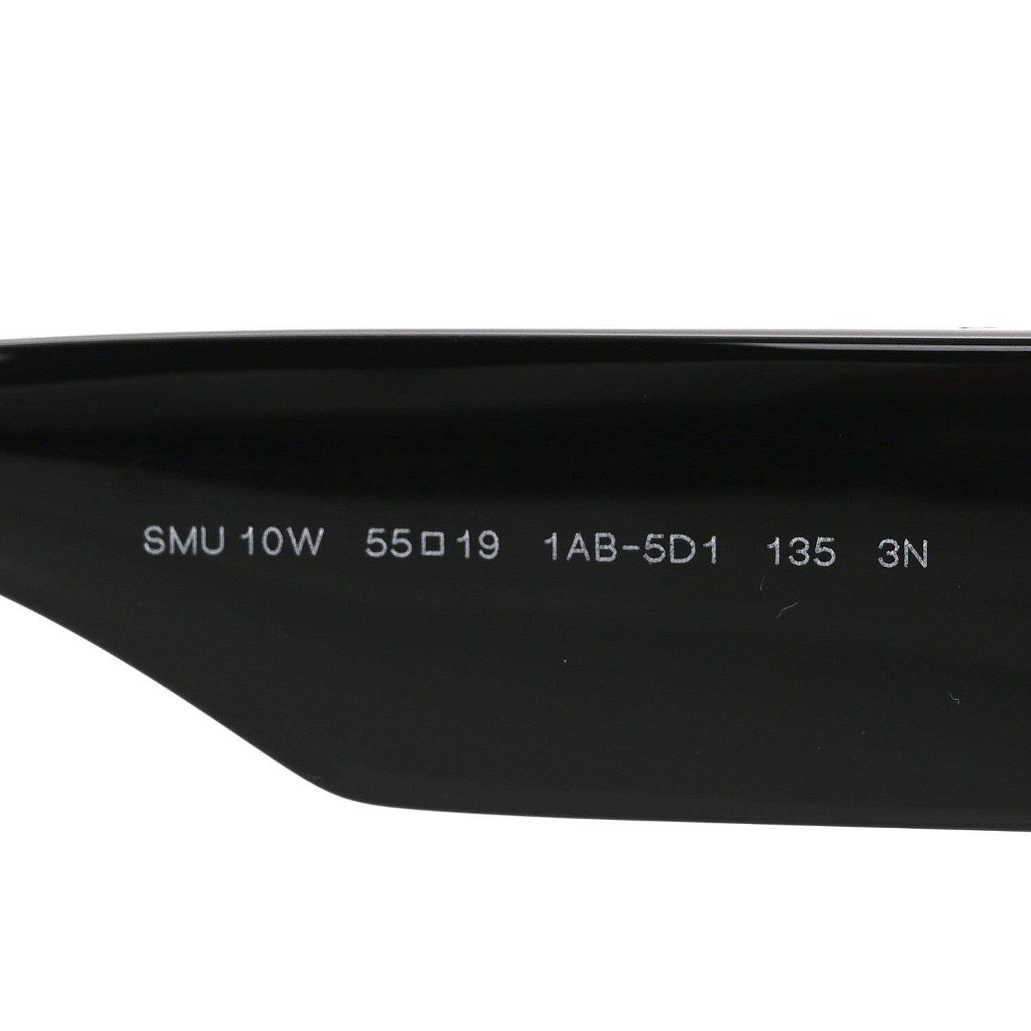 Miu Miu Acetate Rectangle Sunglasses SMU 10W Black 12 of 14