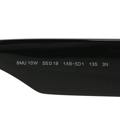 Miu Miu Acetate Rectangle Sunglasses SMU 10W Black 12 of 14