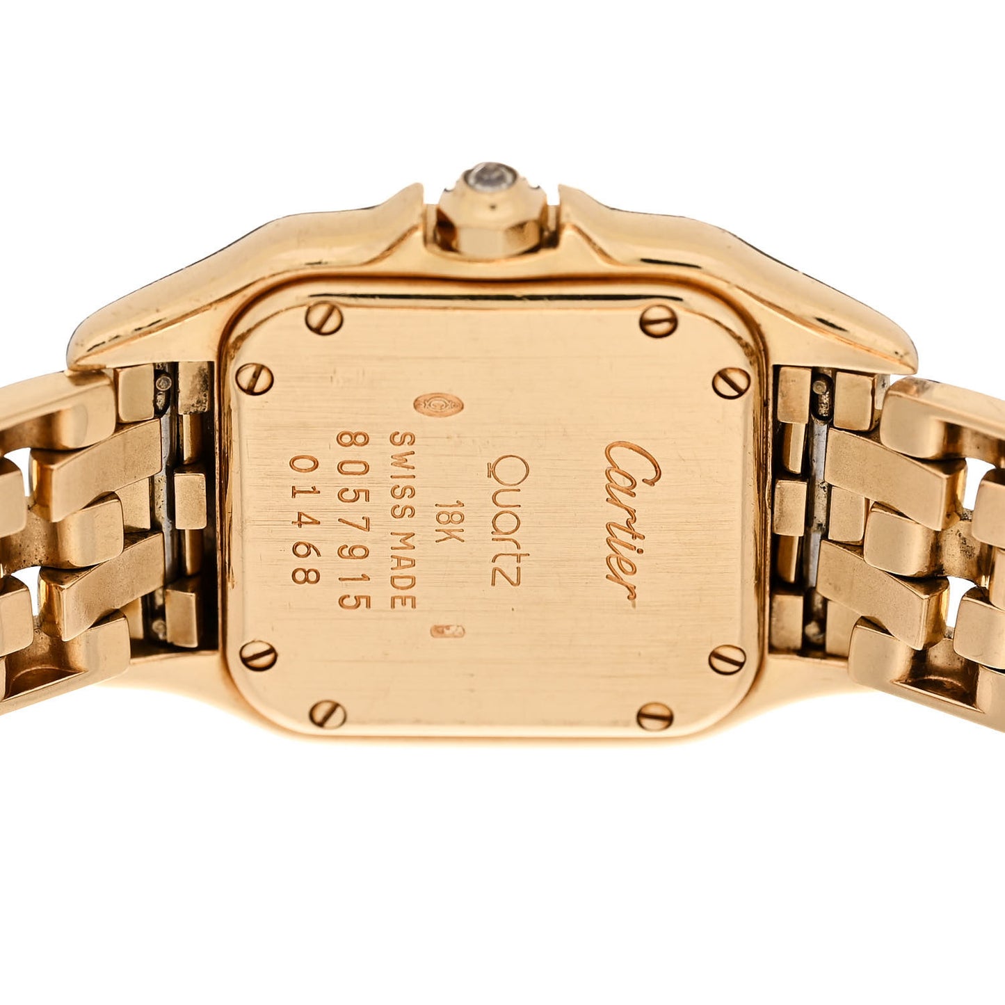 18K Yellow Gold Diamond 22mm Panthere Quartz Watch