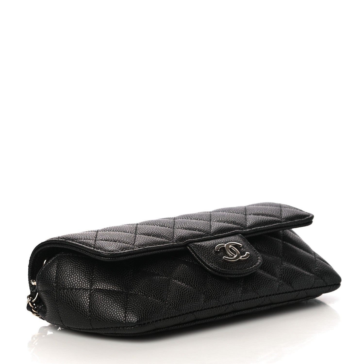 Chanel Caviar Quilted Glasses Case With Chain Black 4 of 12
