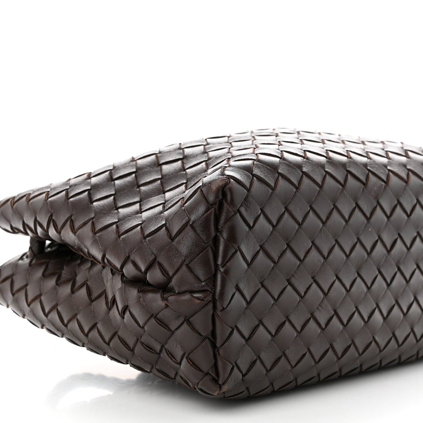 Nappa Intrecciato Medium Andiamo Shoulder Bag Fondant