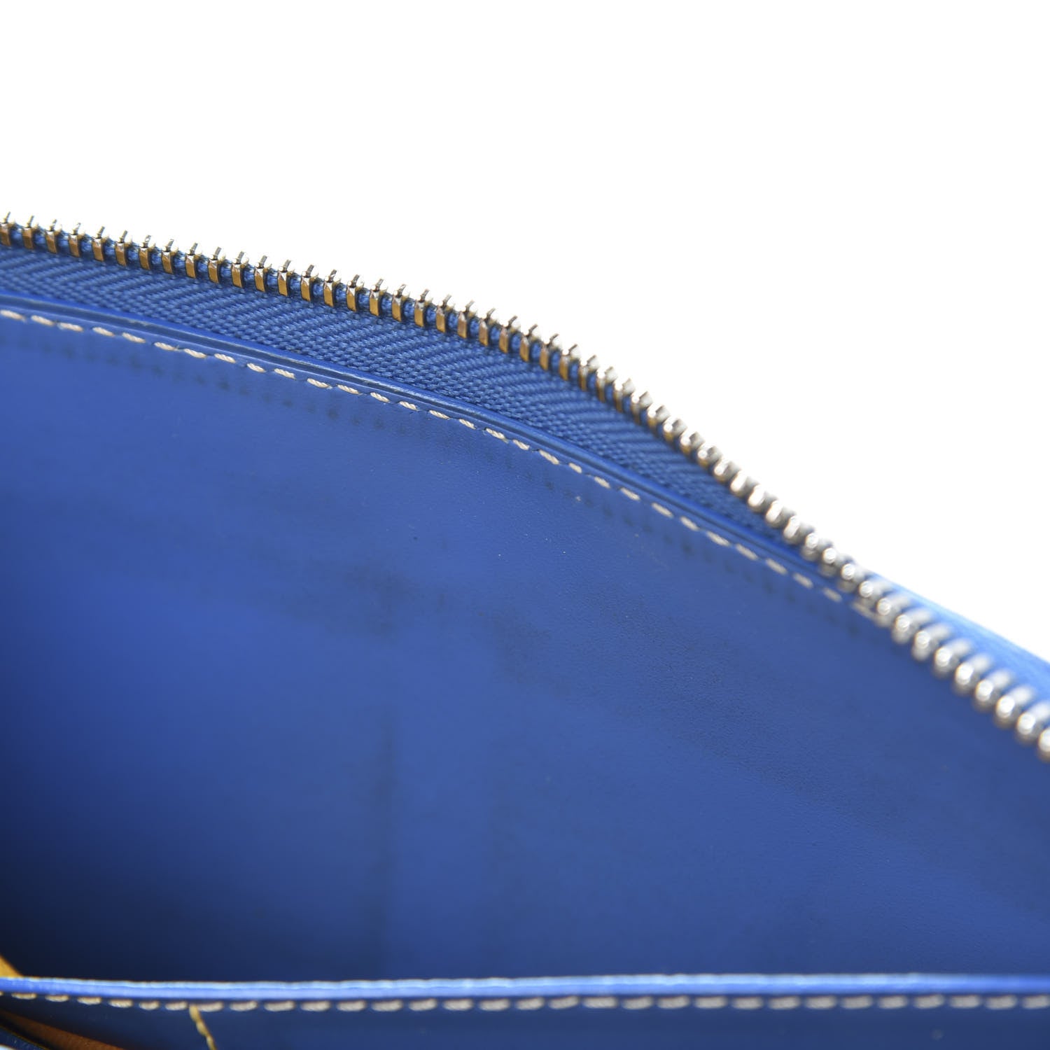 Goyard Goyardine Matignon Zip Around GM Wallet Blue 7 of 10