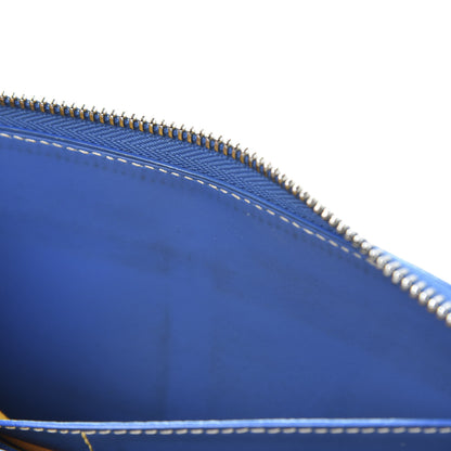 Goyard Goyardine Matignon Zip Around GM Wallet Blue 7 of 10