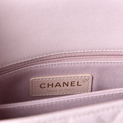 Chanel Caviar Quilted Mini Coco Handle Flap Lilas Lilac 5 of 10