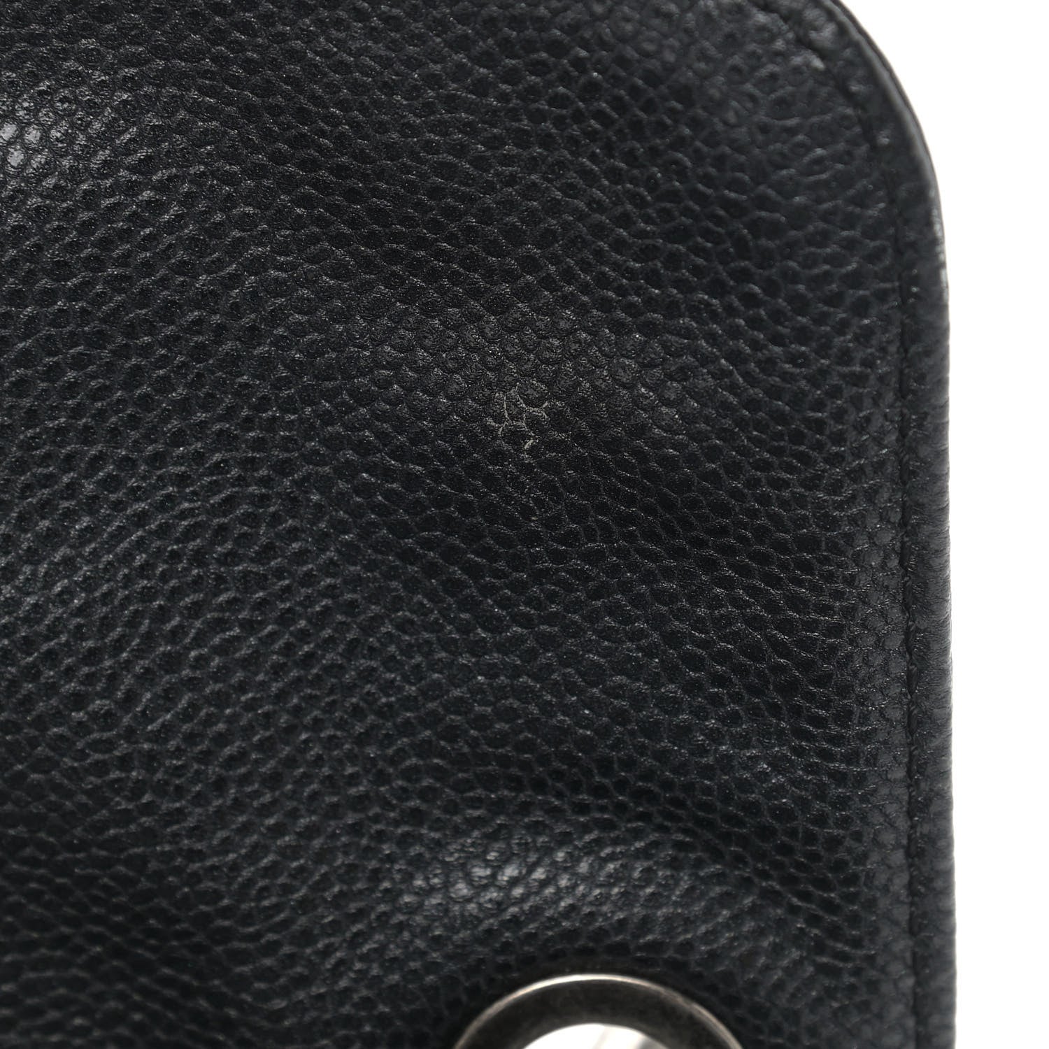 Chanel Glazed Caviar Coco Rider Flap Hobo Dark Grey 11 of 11