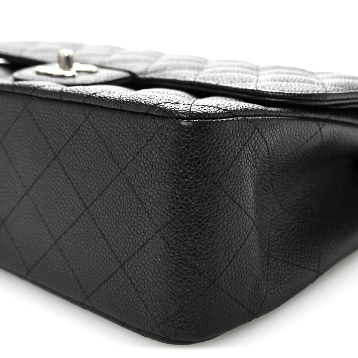 Chanel Caviar Quilted Jumbo Double Flap Black 10 of 10