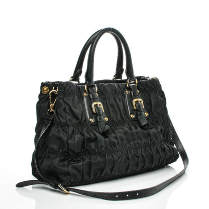 Prada Tessuto Nylon Gaufre Tote Nero Black 3 of 11