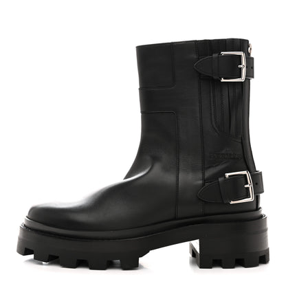 Hermes Calfskin Jaime Ankle Boots 39 Black 1 of 11