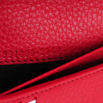 Gucci Calfskin Medium Soho Zip Around Wallet Tabasco Red 7 of 7