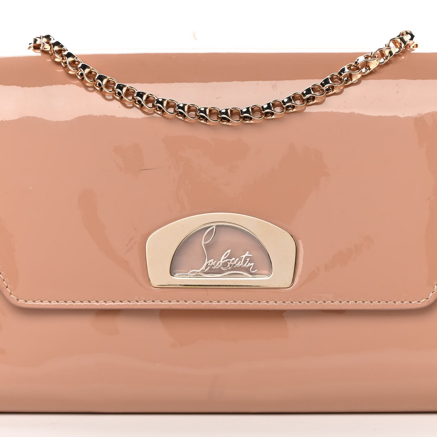 Patent Vero Dodat Clutch Nude