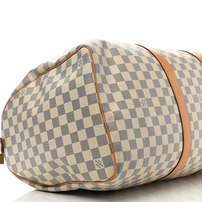 Louis Vuitton Damier Azur Keepall 50 8 of 14