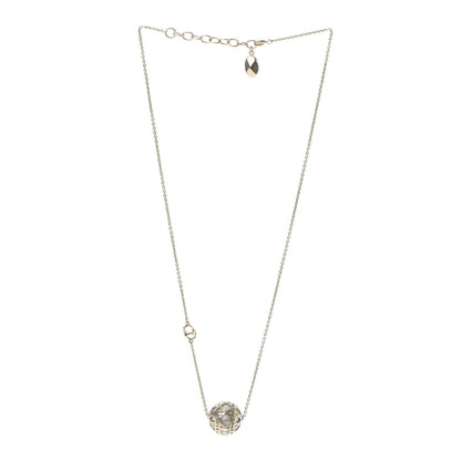 Christian Dior Pearl Cannage Mise En Dior Necklace Gold 3 of 7