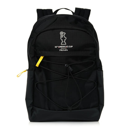Prada Tessuto Nylon 36th Americas Cup Backpack Black 1 of 12