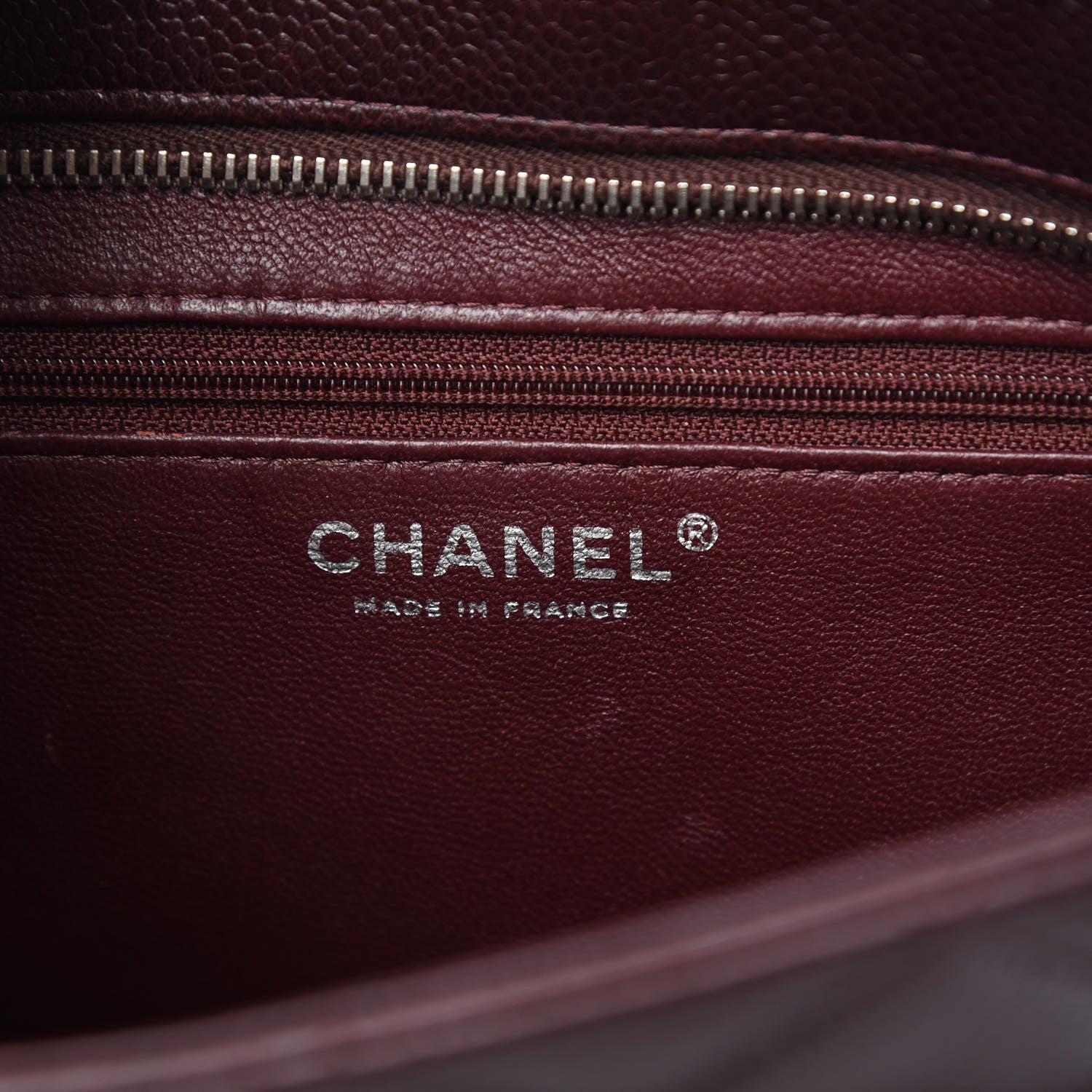 Chanel Caviar Quilted Medallion Tote Bordeaux 6 of 12