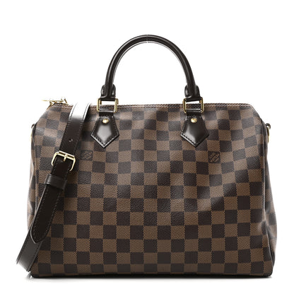 Louis Vuitton Damier Ebene Speedy Bandouliere 30 1 of 9