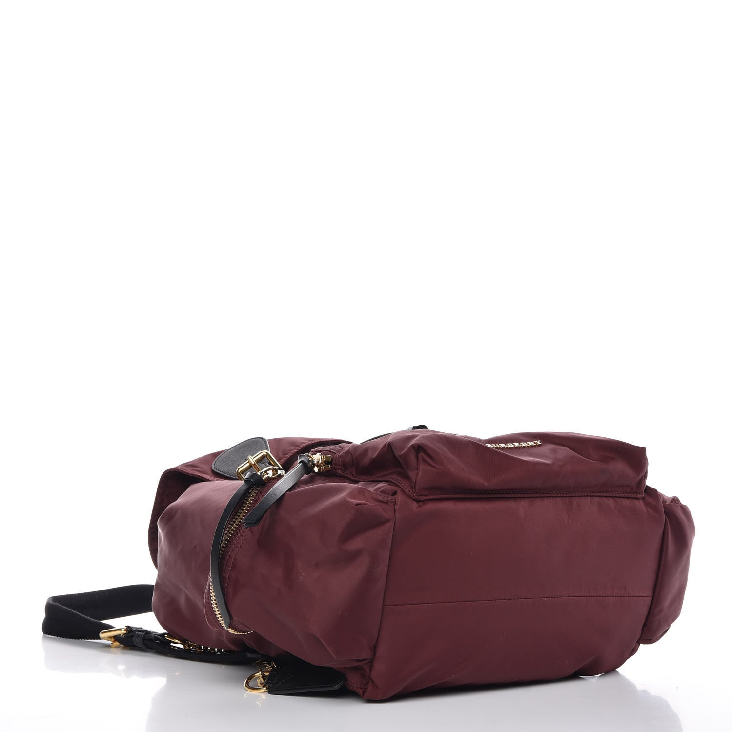 Burberry Nylon Large Rucksack Backpack Burgundy Red 4 of 7
