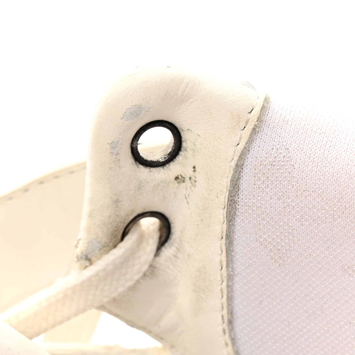 Metallic Calfskin Embossed Monogram Boombox Sneakers 37.5 White Silver