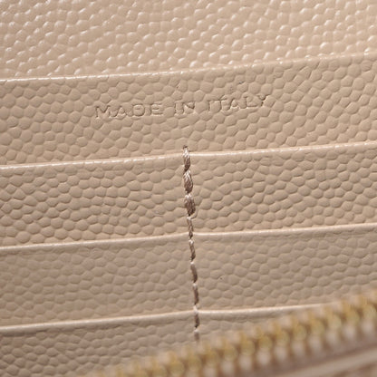 Saint Laurent Grain De Poudre Monogram Chain Wallet Dark Beige 7 of 10