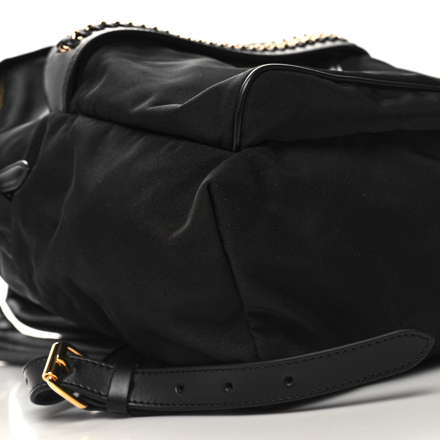Stella McCartney Nylon Eco Alter Nappa Mini Falabella GO Backpack Black 8 of 9