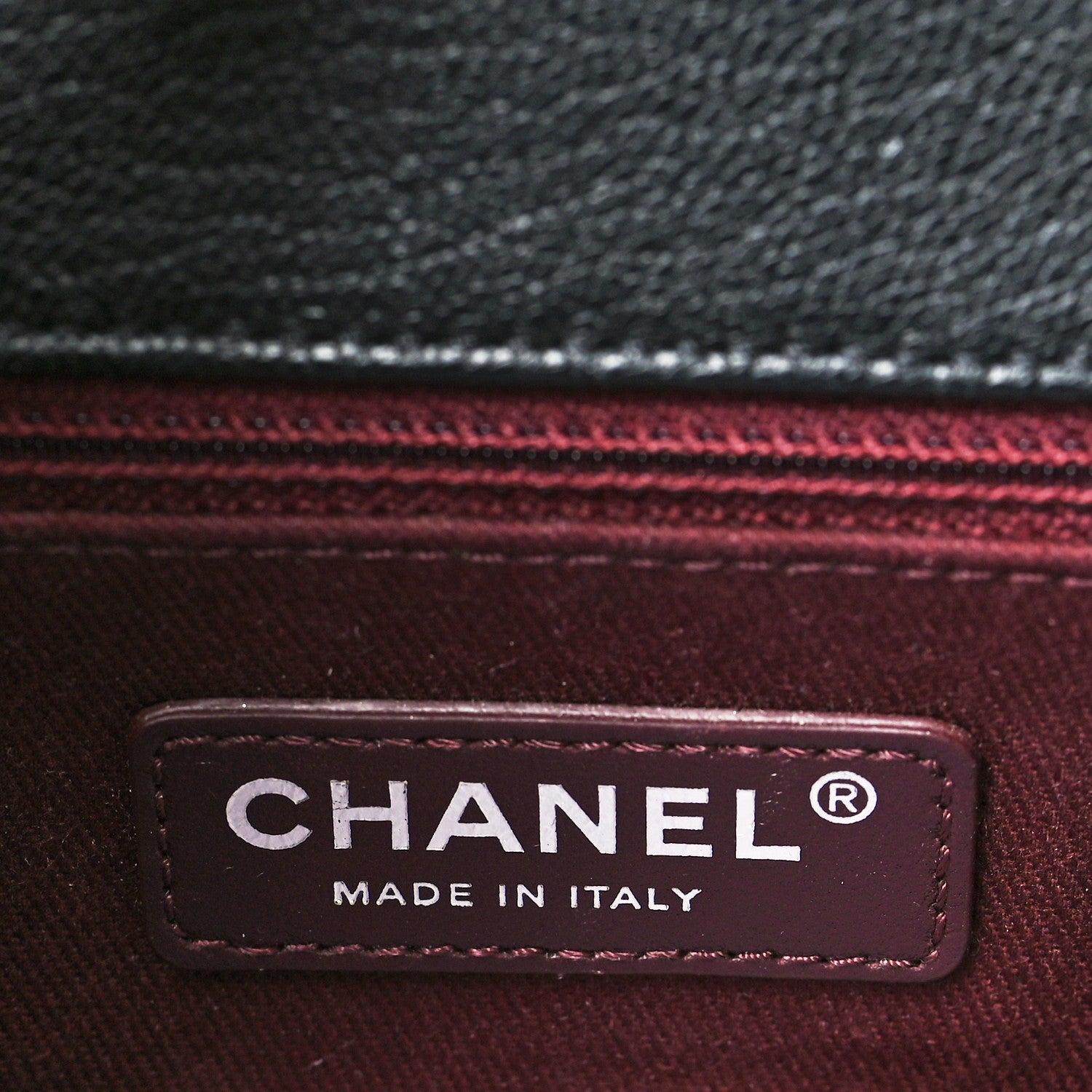 Chanel Goatskin Quilted Medium Perfect Edge Flap Black 6 of 10