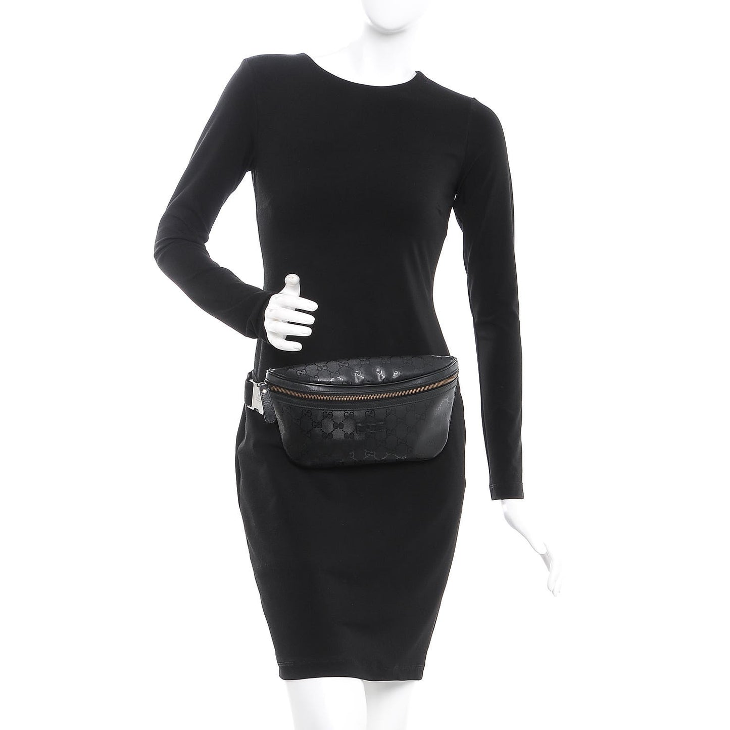 Imprime Monogram Belt Bag Black