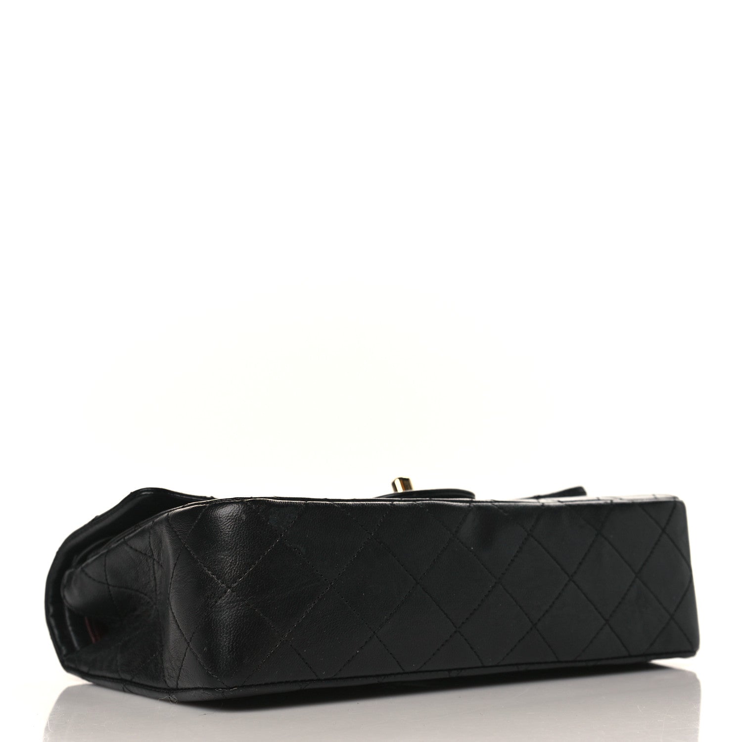 Chanel Lambskin Quilted Medium Double Flap Black 4 of 12