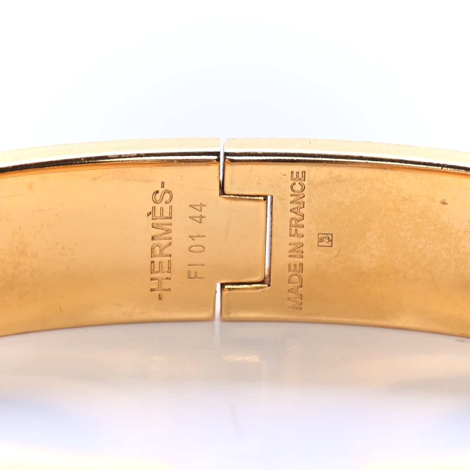 Hermes Enamel Narrow Clic Clac H Bracelet PM Black 3 of 4