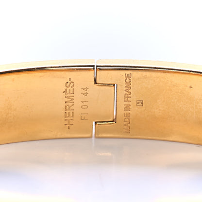 Hermes Enamel Narrow Clic Clac H Bracelet PM Black 3 of 4