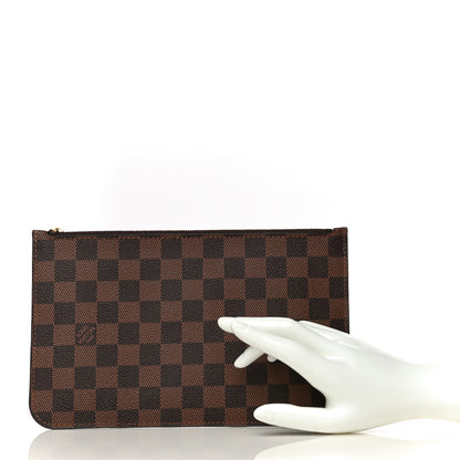 Louis Vuitton Damier Ebene Neverfull MM GM Pochette 2 of 10