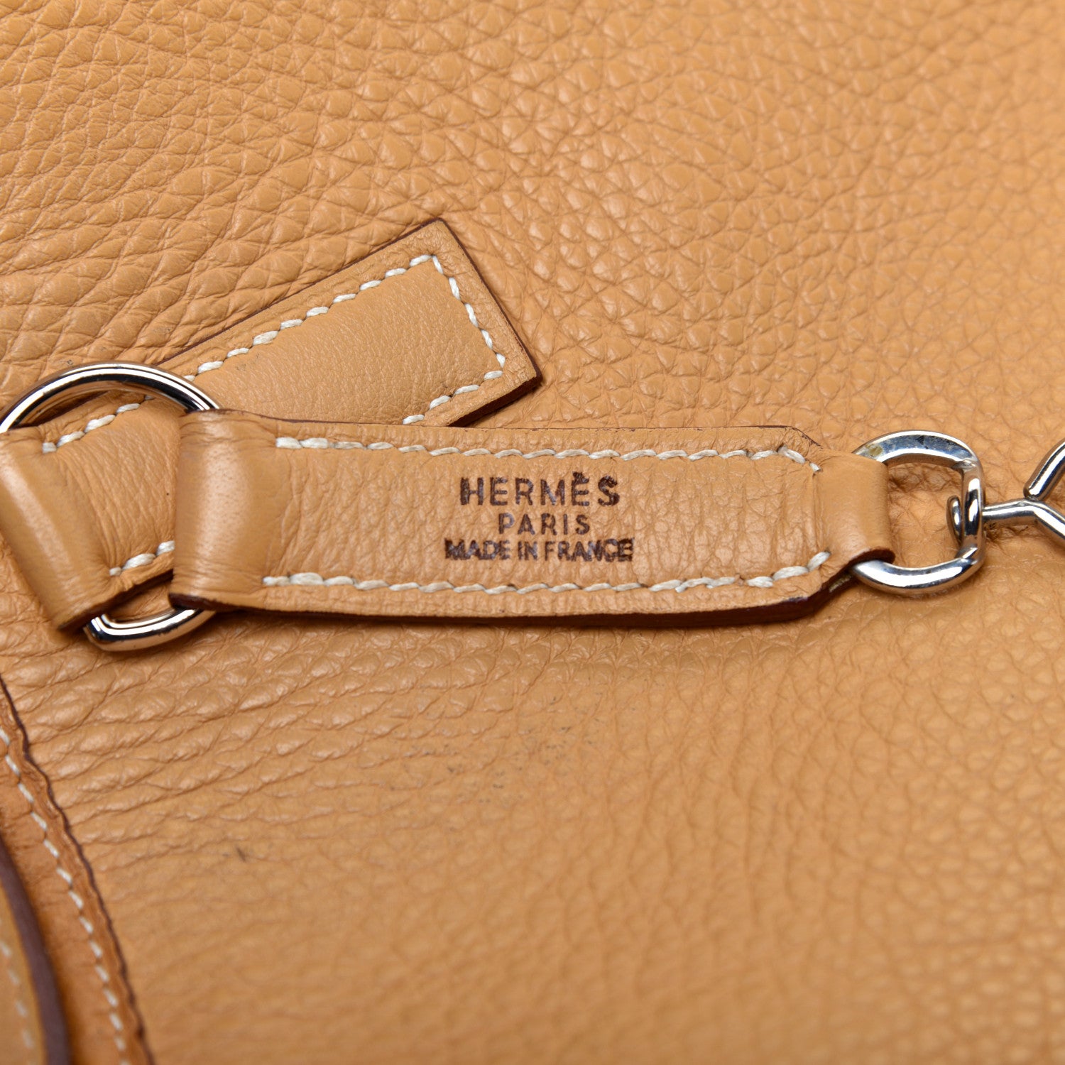 Hermes Taurillon Clemence Sac Trim II 35 Naturel Sable 6 of 10