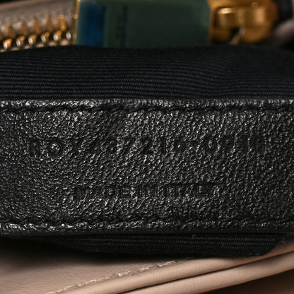 Saint Laurent Calfskin Y Quilted Monogram Medium Loulou Chain Satchel Dark Beige 7 of 10