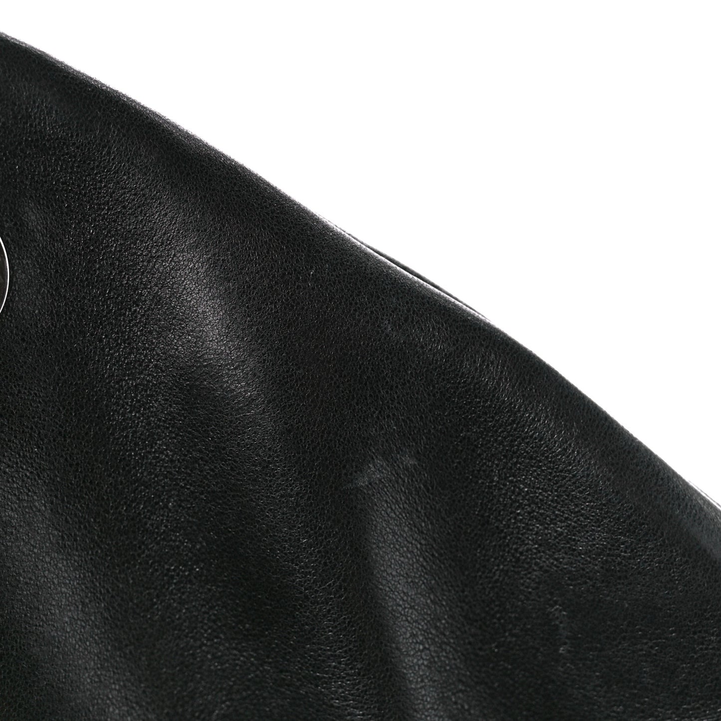 Lambskin Quilted Monogram Monochrome Small Loulou Puffer Chain Satchel Black