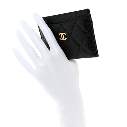 Chanel Caviar Quilted Card Holder Black 2 of 9