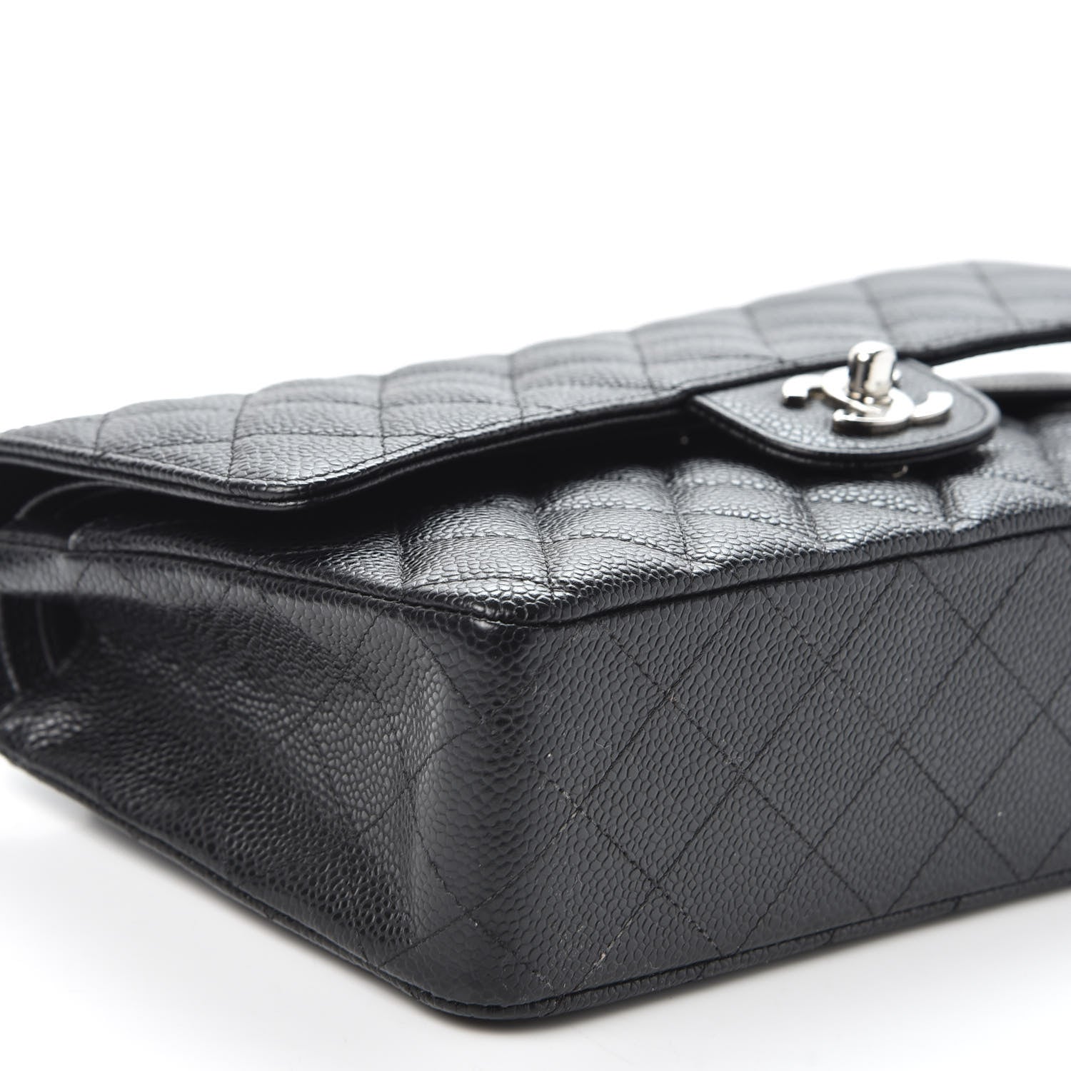 Chanel Caviar Quilted Medium Double Flap Black 5 of 9