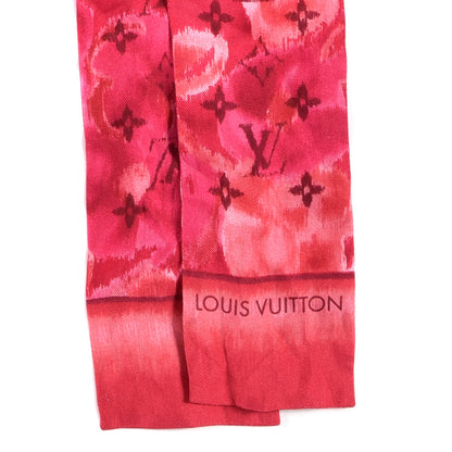 Louis Vuitton Silk Monogram Ikat Summer Bandeau Rose Indien 2 of 3