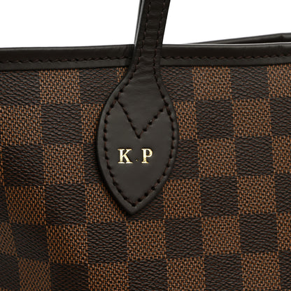 Louis Vuitton Damier Ebene Neo Neverfull MM Rose Ballerine 12 of 12
