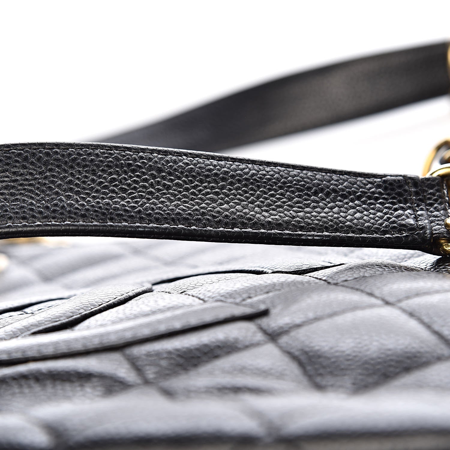 Chanel Caviar Quilted Grand Shopping Tote GST Black 17 of 23