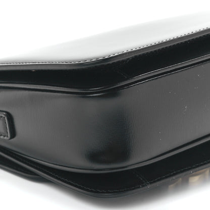 Celine Shiny Calfskin Teen Triomphe Black 12 of 13