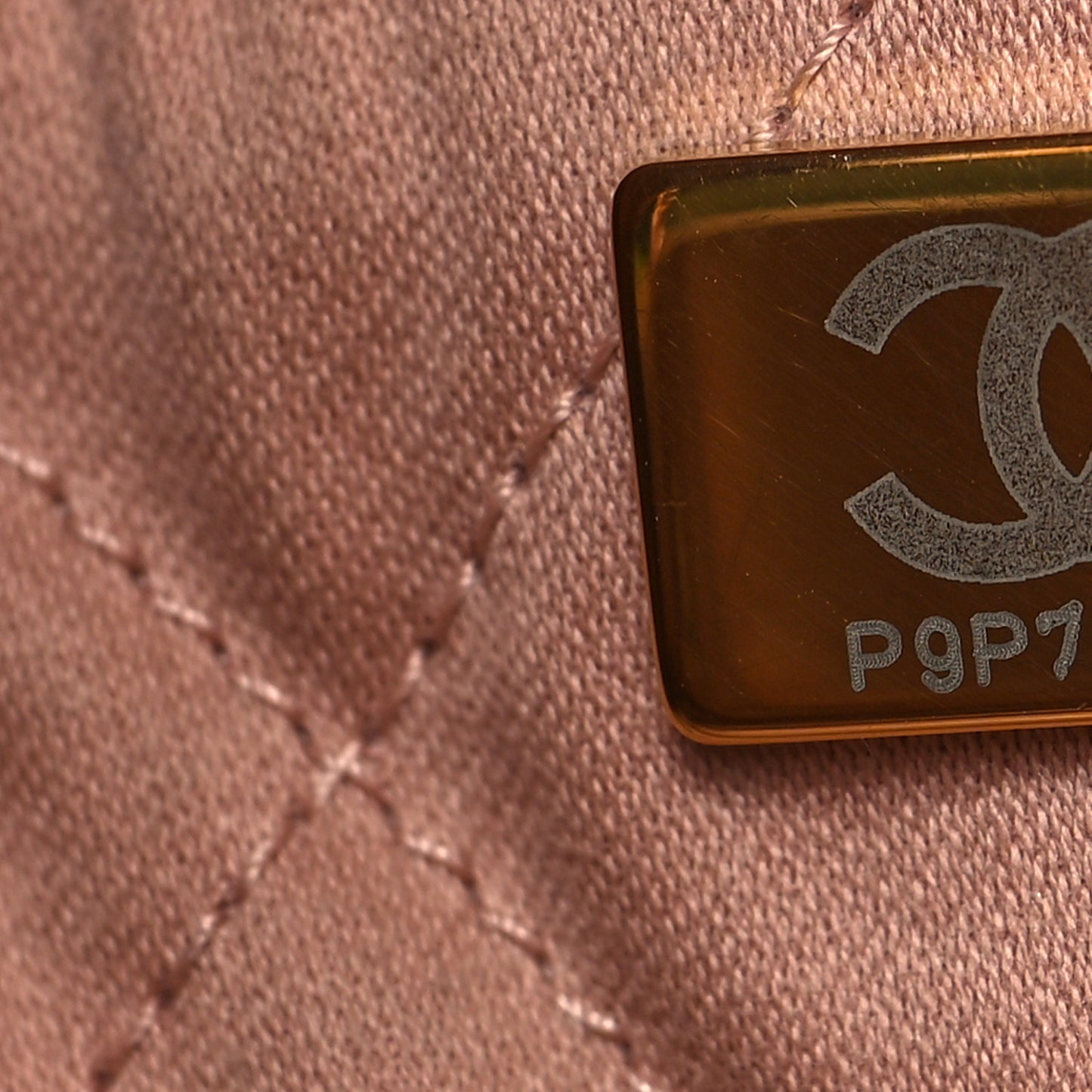 Metallic Calfskin Quilted Chanel 22 Copper