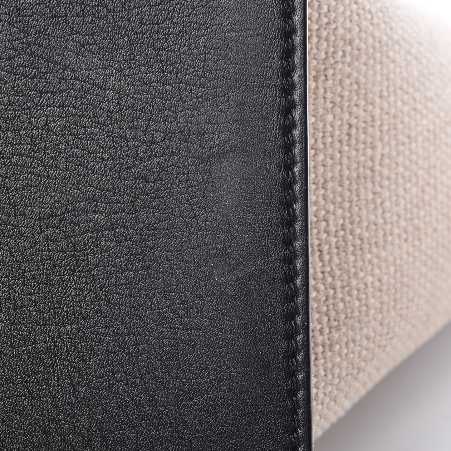 Smooth Calfskin Linen Medium Tri-Color Trapeze Cream