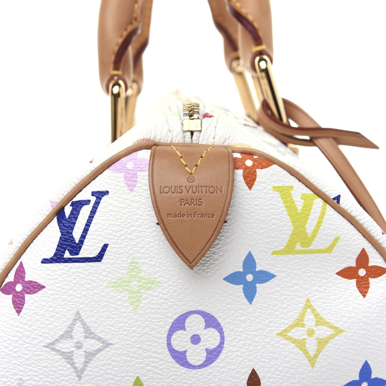 Louis Vuitton Monogram Multicolor Speedy 30 White 8 of 20