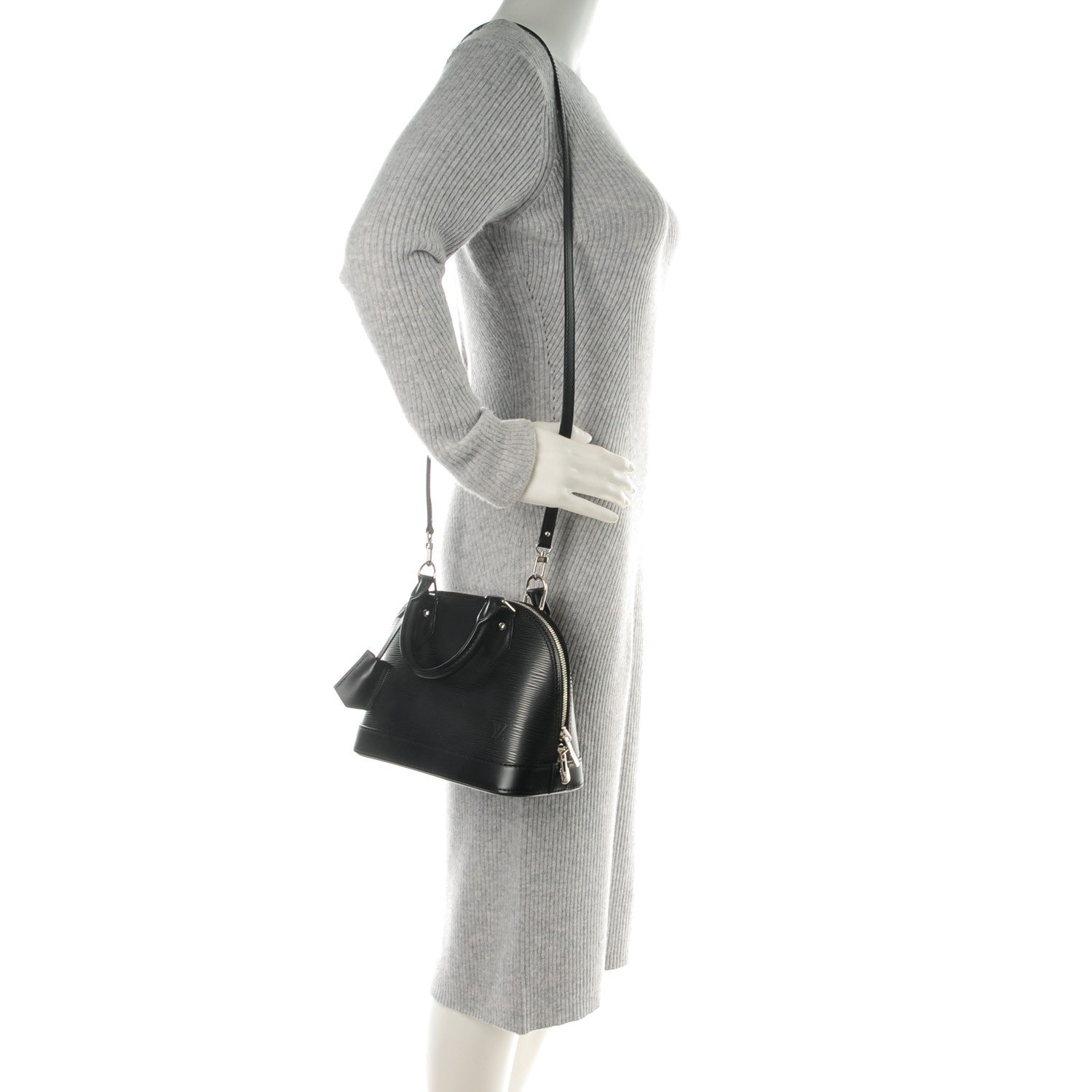 Louis Vuitton Epi Alma BB Black 2 of 7