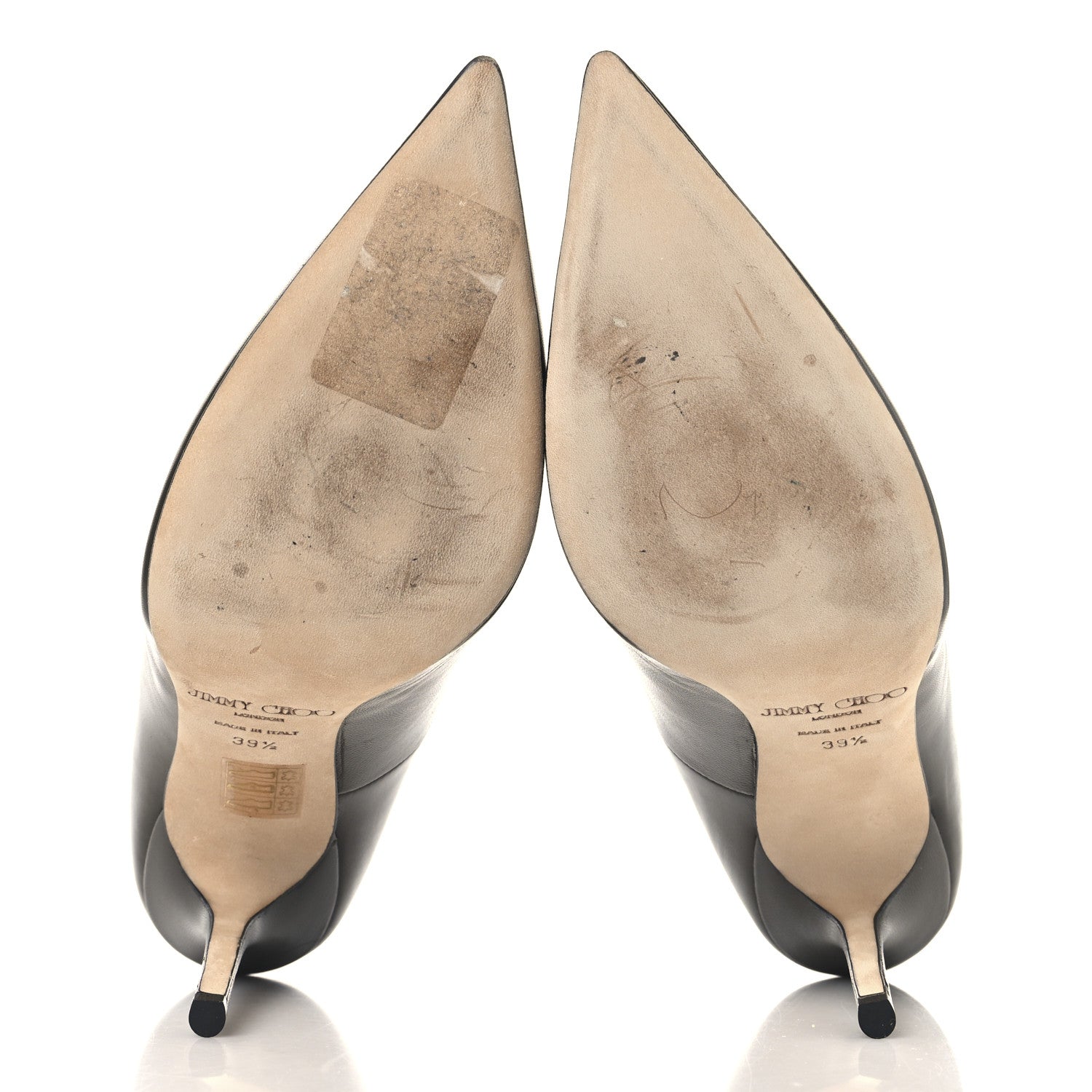 Jimmy Choo Kid Abel 100 Pumps 39.5 Light Smoke 6 of 10