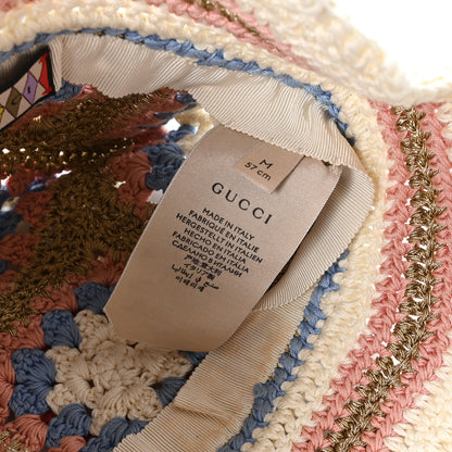 Gucci Cotton Crochet GG Lovelight Bucket Hat M Multicolor 5 of 6