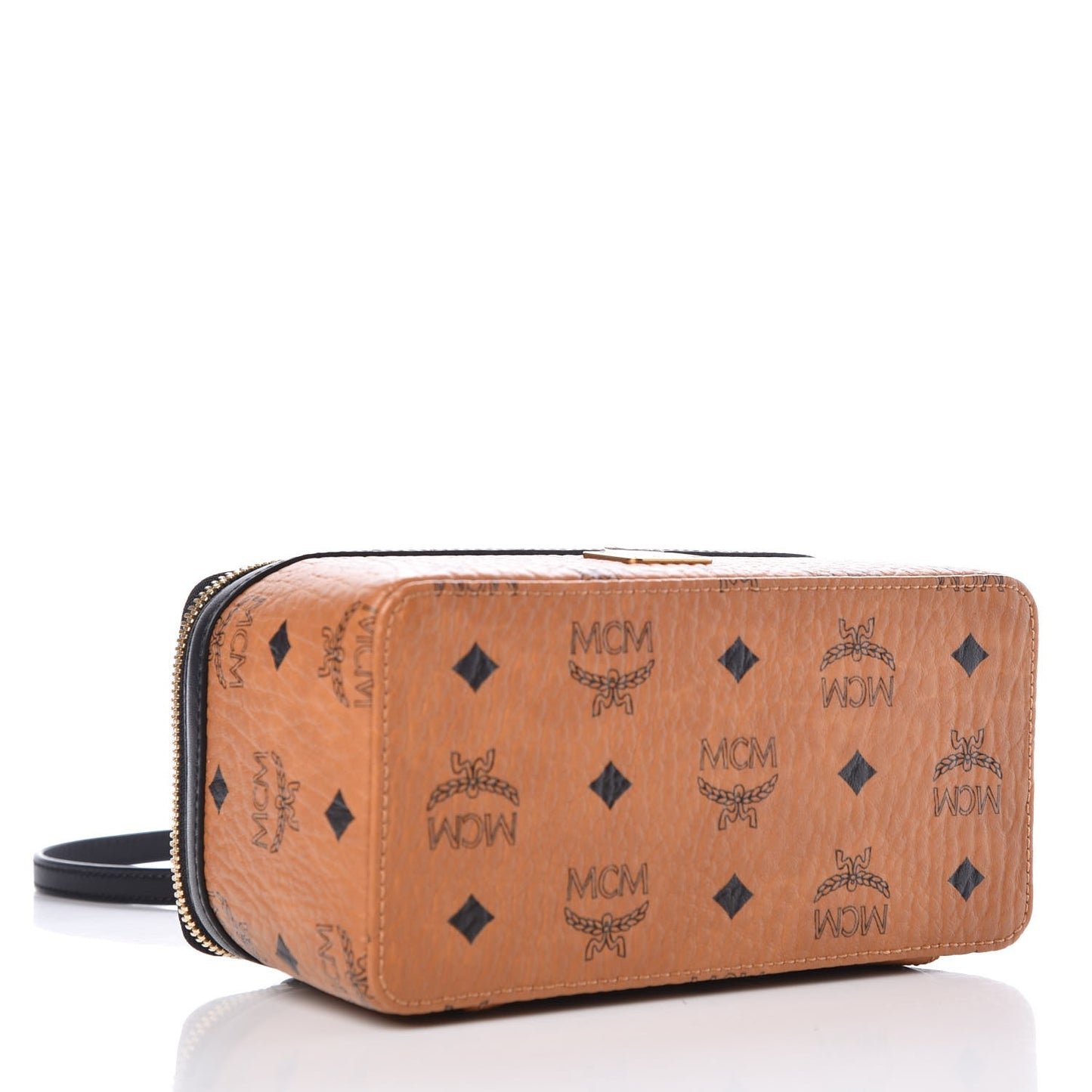 Visetos Vanity Case Cognac Black