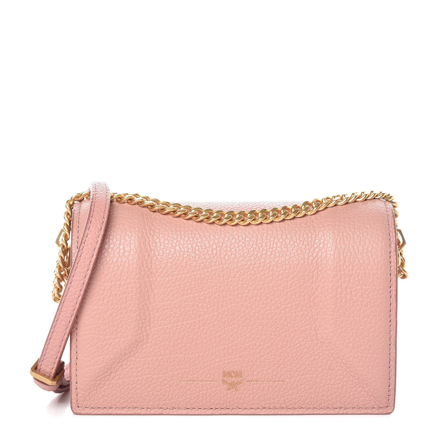 MCM Grained Calfskin Mini Karo Crossbody Bag Pink 1 of 10