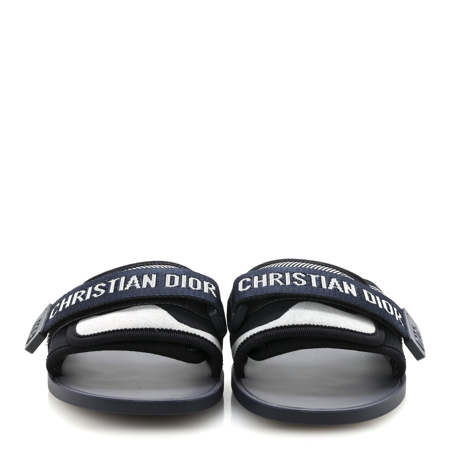 Technical Stretch Fabric Camouflage Dio(r)evolution Slide Sandals 37 Deep Blue