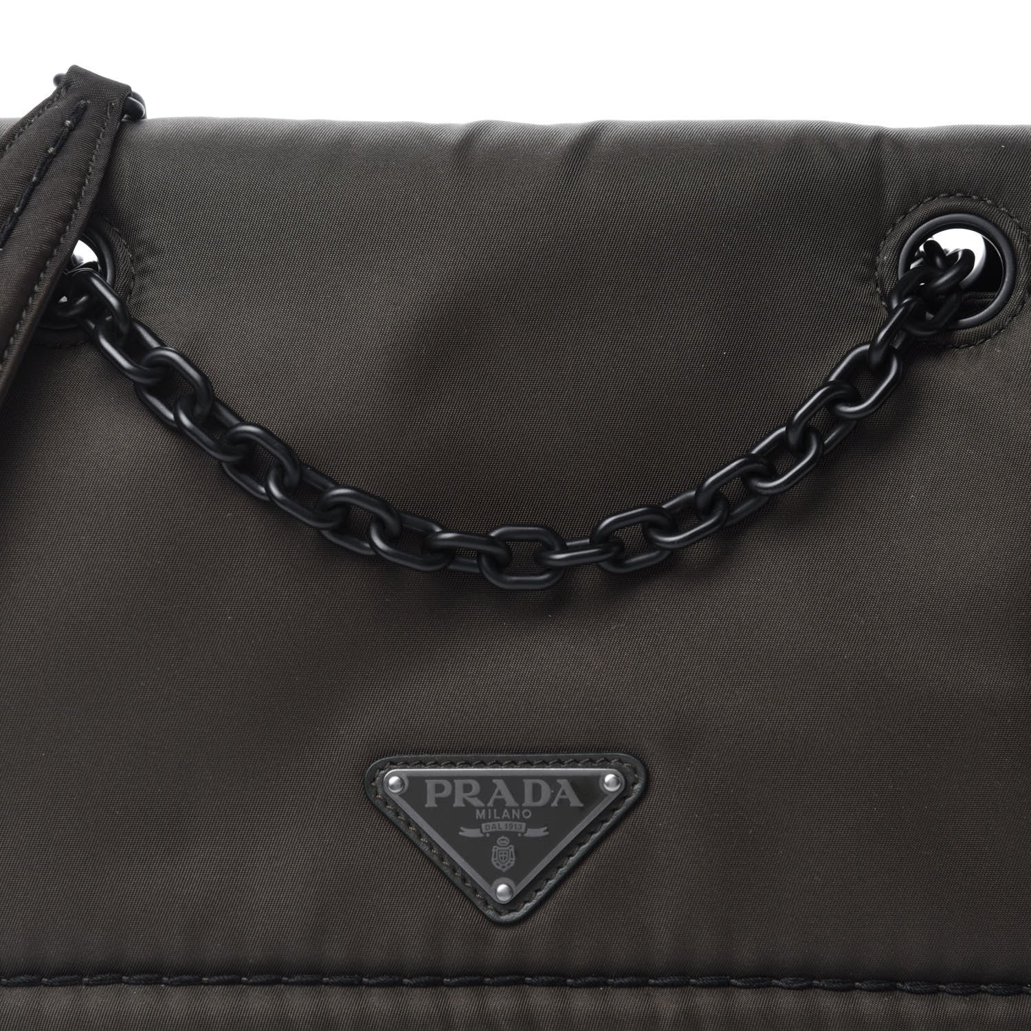 Prada Nylon Tessuto Chain Shoulder Bag Mimetico 11 of 11