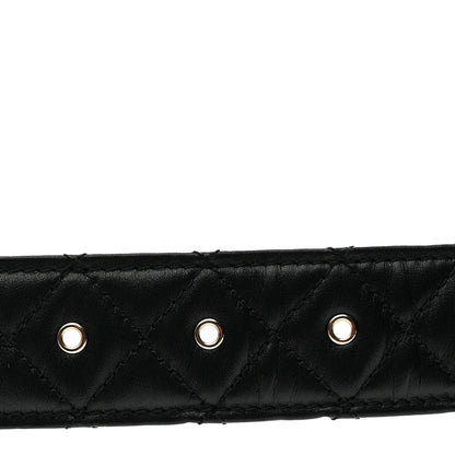 Chanel Calfskin Quilted CC Chain Belt 90 36 Black 4 of 5
